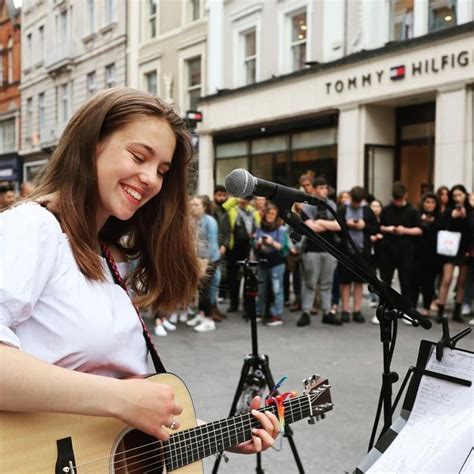 ali sherlock|ali sherlock busking today.